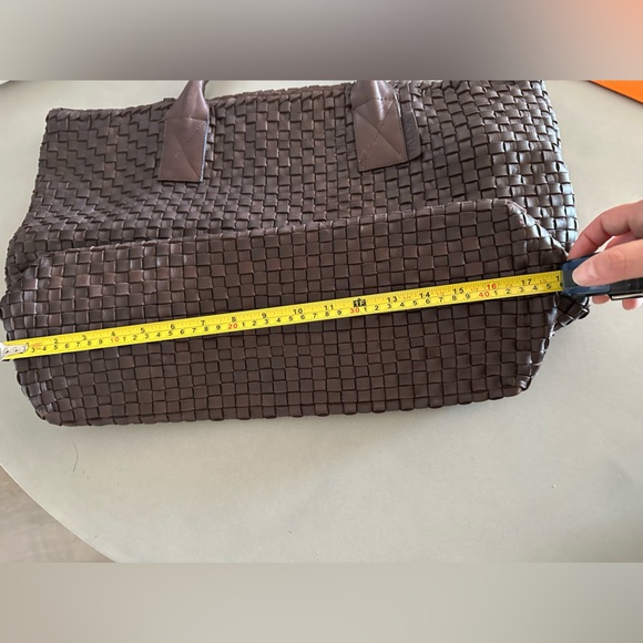 COPY - FALOR leather woven brown bag Italy - Picture 5 of 16